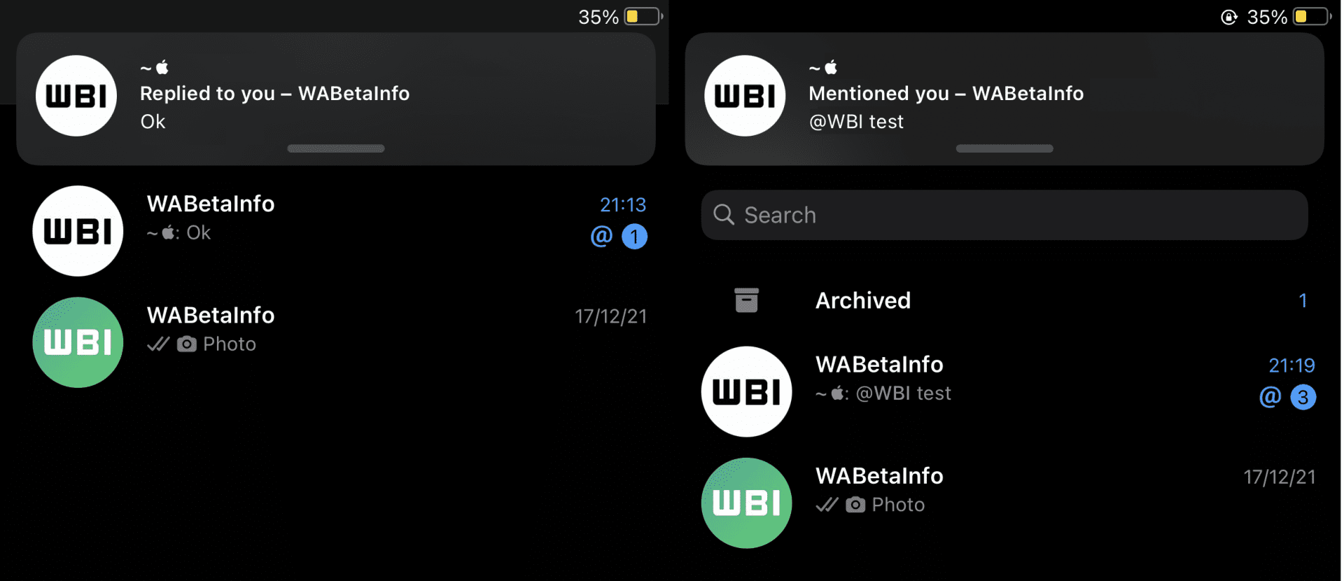 WhatsApp está a testar uma novidade para notificações de utilizadores iOS