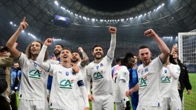 Marselha nos quartos da Taça, PSG ficou pelo caminho
