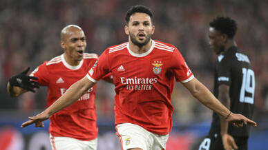 SL Benfica apurou-se para os quartos-de-final da Liga dos Campeões europeus