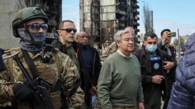 Guterres a caminho de Kyiv