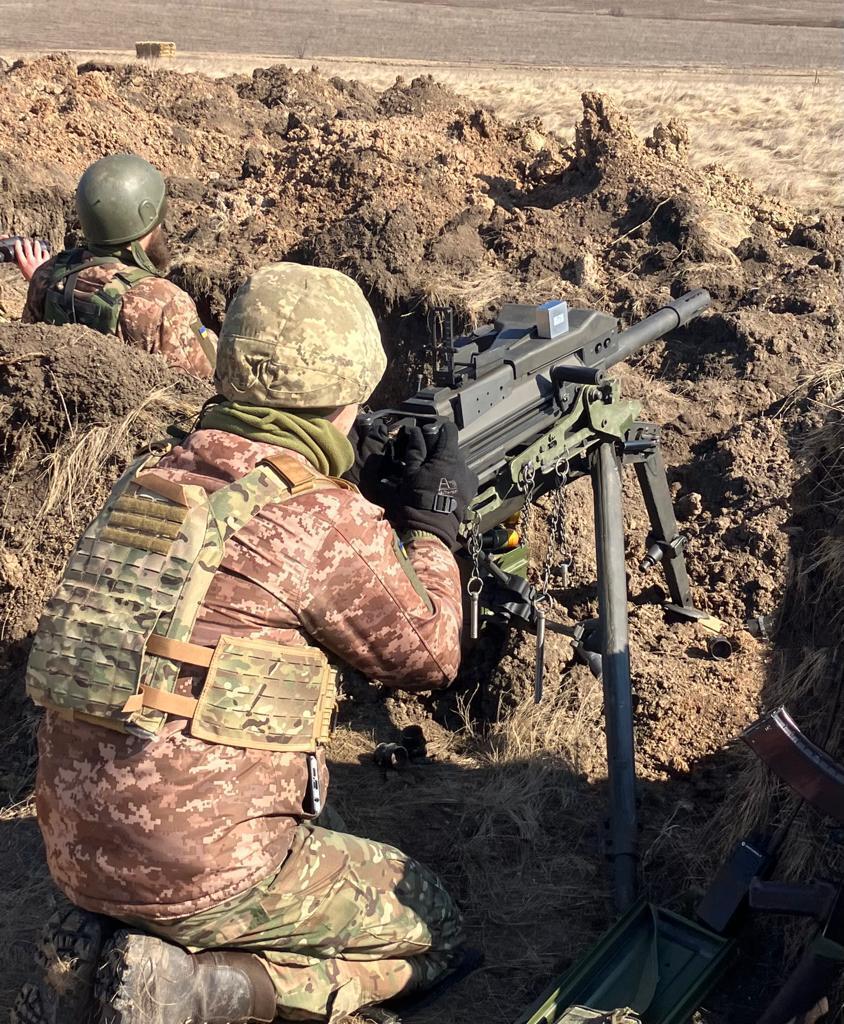 Soldados ucranianos estão preparados para a guerra