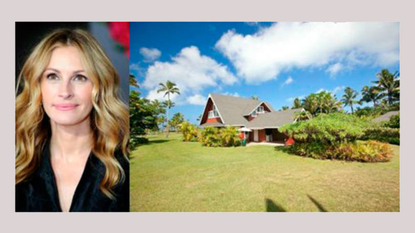 Casa 2  De quem: atriz Julia Roberts  Onde: Hanalei, no Havaí

