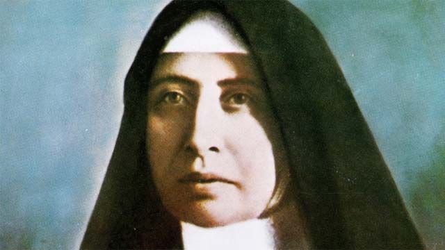 Embora nascida na Europa, religiosa é a primeira santa brasileira