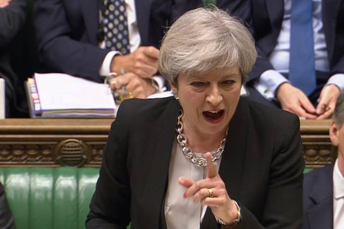 A primeira-ministra, que convocou eleições antecipadas, insistiu que é a melhor candidata para conseguir um bom acordo para o Brexit
