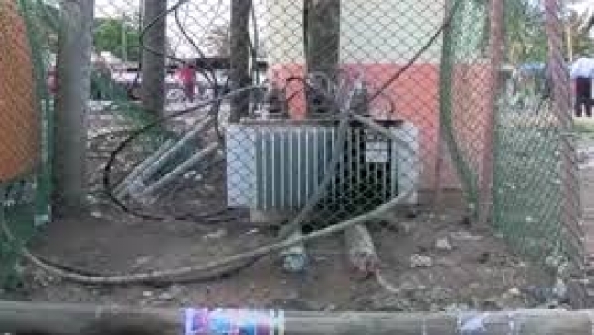 DESCONHECIDOS VANDALIZARAM PT DA EDM E DEIXAM NAMIALO SEM CORRENTE ELÉCTRICA