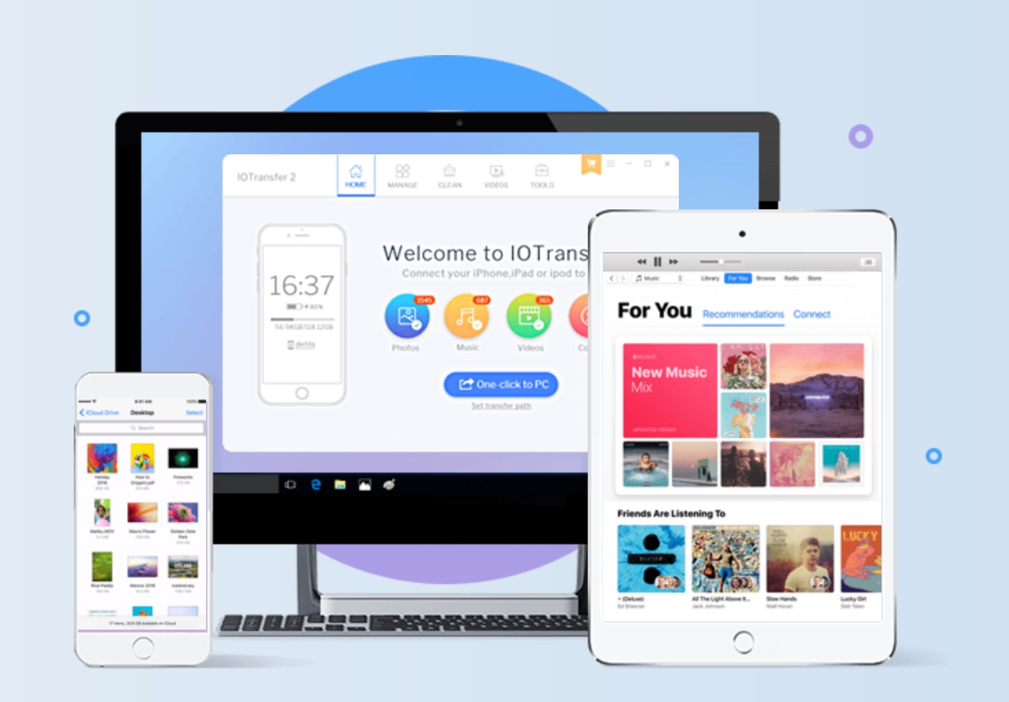 Tem um PC Windows e um iPhone? IOTransfer poderá ser útil